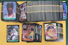 1987 Donruss SET BREAK singles - stars, rookies, HOFers, #441-660