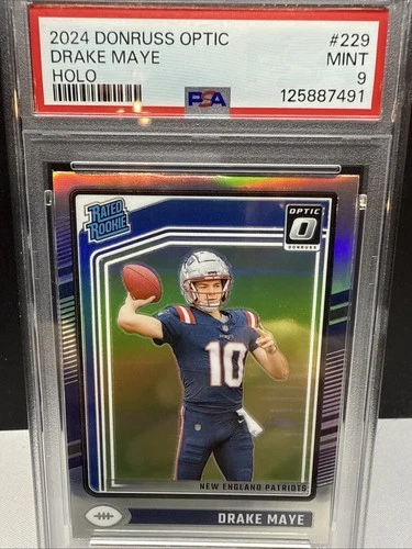 2024 Panini Donruss Optic - Rated Rookie Drake Maye #229 Holo Prizm (RC)
