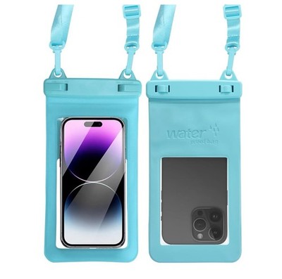 8.3'' Waterproof Underwater Dry Bag Pouch Clear Cell Phone Case Cover HITWAY