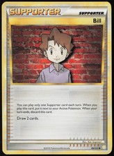 Bill 89/123 HeartGold SoulSilver Uncommon EN Pokemon LP on eBay