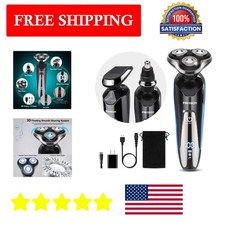 Imagen de Advanced Waterproof Men's Electric Shaver with LED Display & Travel Lock