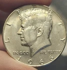 AU 1966 P Kennedy Half Dollar 40% Silver