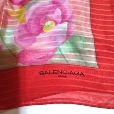 Balenciaga Large Floral Silk Scarf Limited Edition Luxury designer item celebri