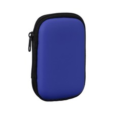 Earphone Case, 4.53 x 3.15 x 1.38inch Portable Earbud Carrying Case, Blue