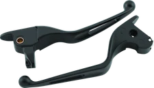 Bikers Choice 14-16 FLH FLT Black Vortex Lever Set
