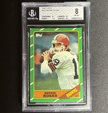 1986 Topps Bernie Kosar #187 BGS 8 w/ Subgrades (8, 8.5, 7.5, 8.5) Rookie RC