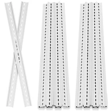 Din Rail Mount High Slotted Extruded Metal Rail for Hardware Components Mount...