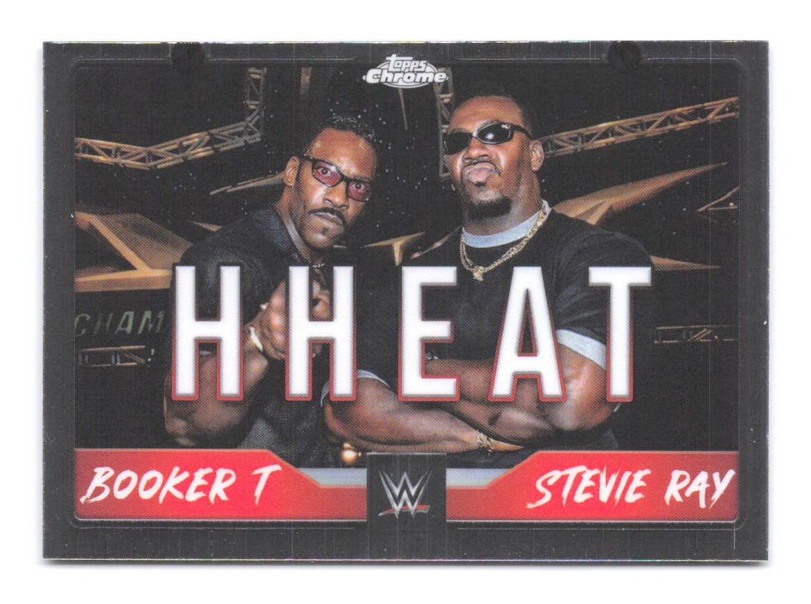 2025 Topps Chrome WWE Stevie Ray / Booker T Tag Team TAG-HHT Harlem Heat