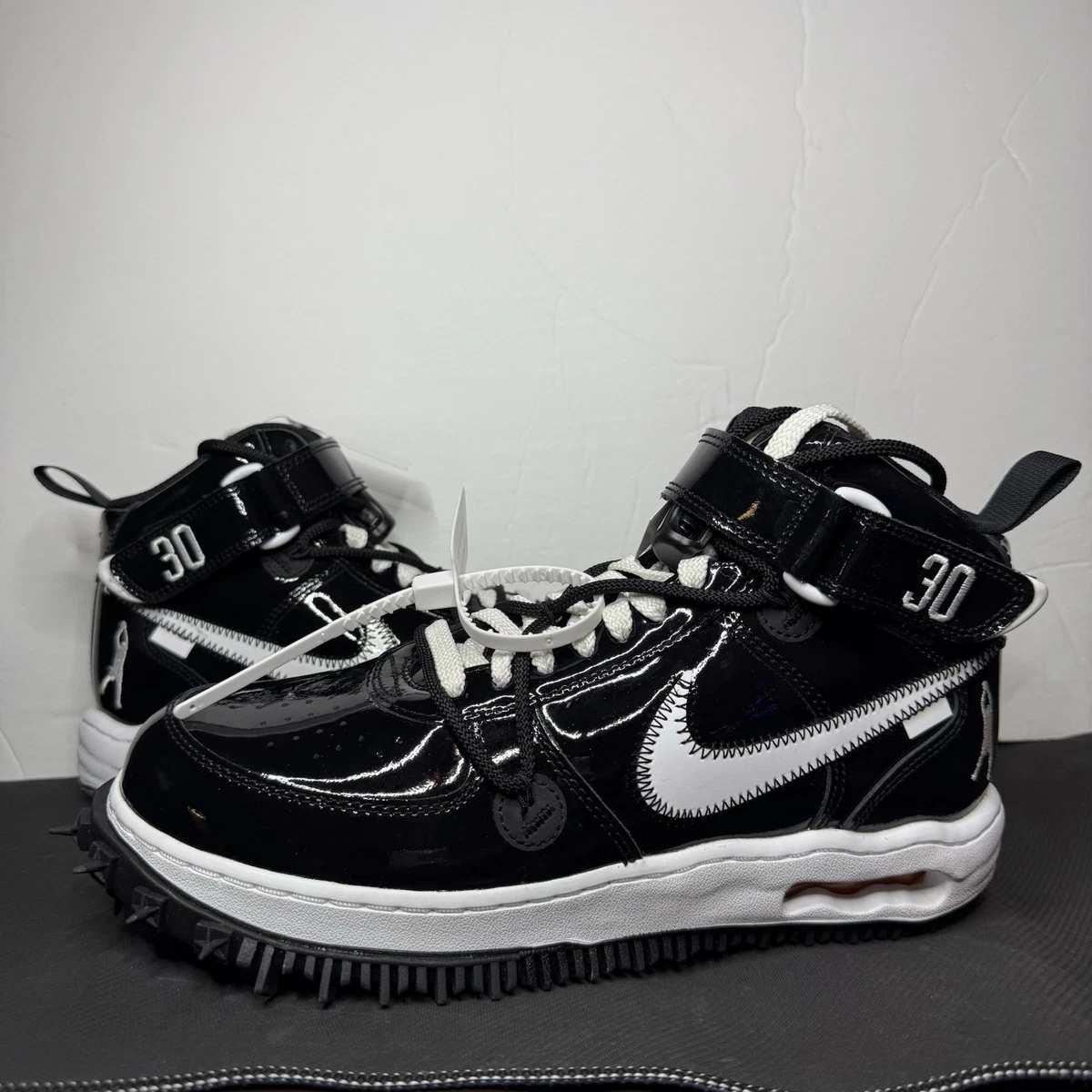 Off-White Air Force 1 Mid Black for sale | eBay