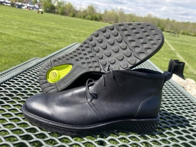 Ecco Mens Chukka Boots US 14/14.5 EU 48 Black ST. 1 Hybrid GTX Gore-Tex Ankle