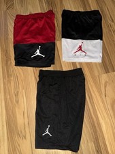Jordan Nike Boys Sz M Medium Shorts Athletic Dri-fit Lot Pockets 10/12