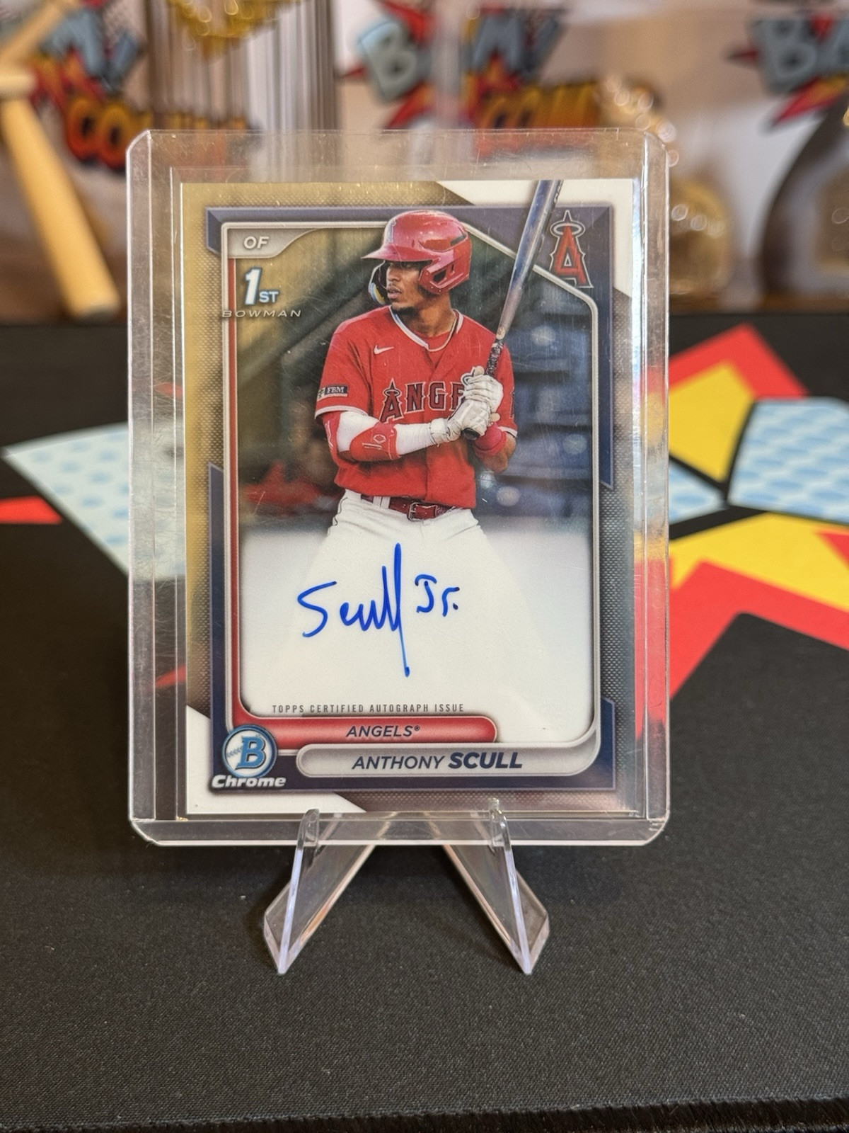 2024 Bowman - Chrome Prospect Autographs #CPA-AS Anthony Scull (AU, RC)