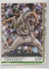 2019 Topps Factory Set 582 Montgomery Club Lou Trivino #83 0c4