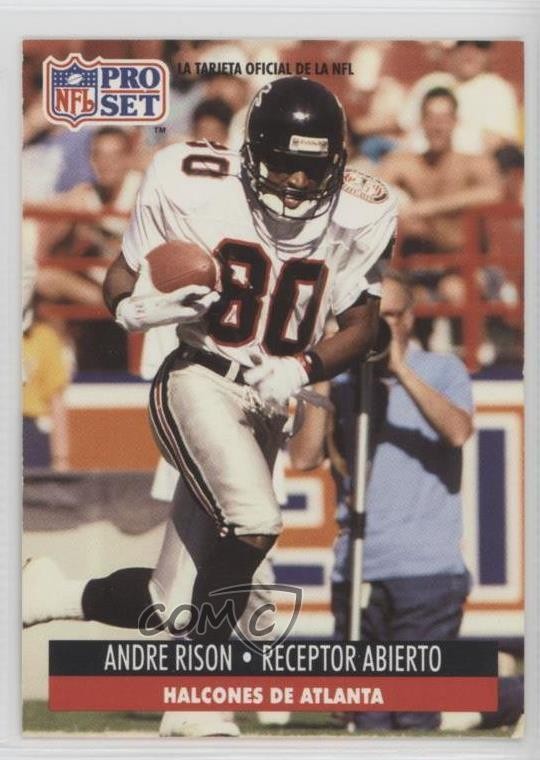 1991 Pro Set Spanish Andre Rison #7 2g2