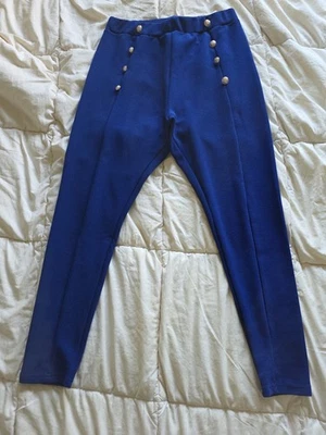 Colbolt Leggings With Button Detail. Elasticated Waist, Pull On In 1xl. Size 16 - Image 1 of 3
