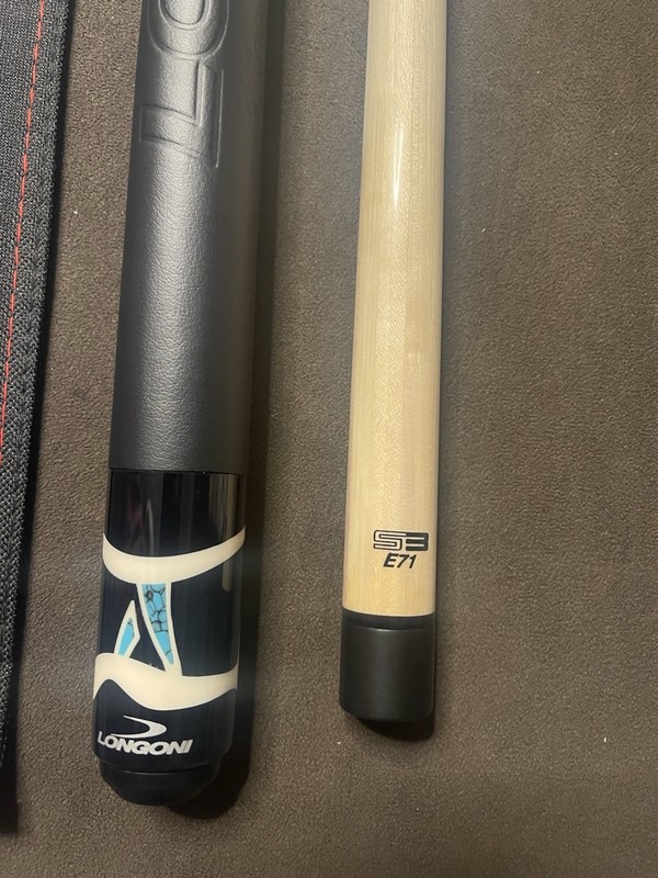 LONGONI SULTAN SEMIH SAYGINER LEATHER GRIP CAROM 3CUSHION BILLIARD CUE
