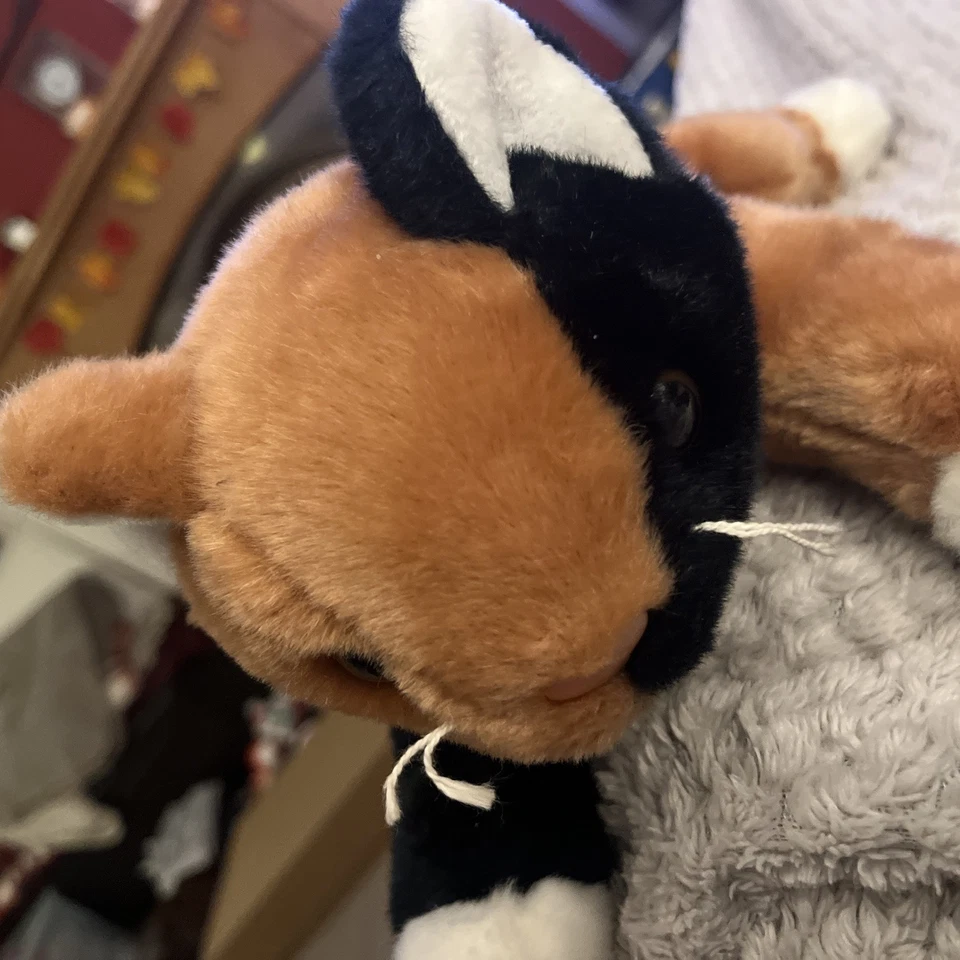 VGC Retired Ty Beanie Buddies Plush Chip the Brown & Black Cat Excellent Cond - Image 2 of 4