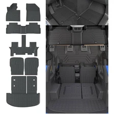 Floor Mats & Cargo Liner Set for 20-25 Kia Telluride  Seats Full Coverage