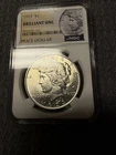 1923 Peace Dollar NGC Brilliant Unc