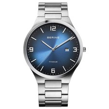 Image of Bering Men's Wristwatch Silver - 15240-777 Titan