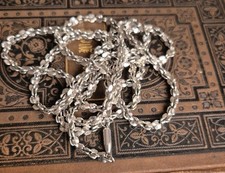 Vintage Stilvolle Design Kette von Krementz hervorragende Qualität ca. 94cm