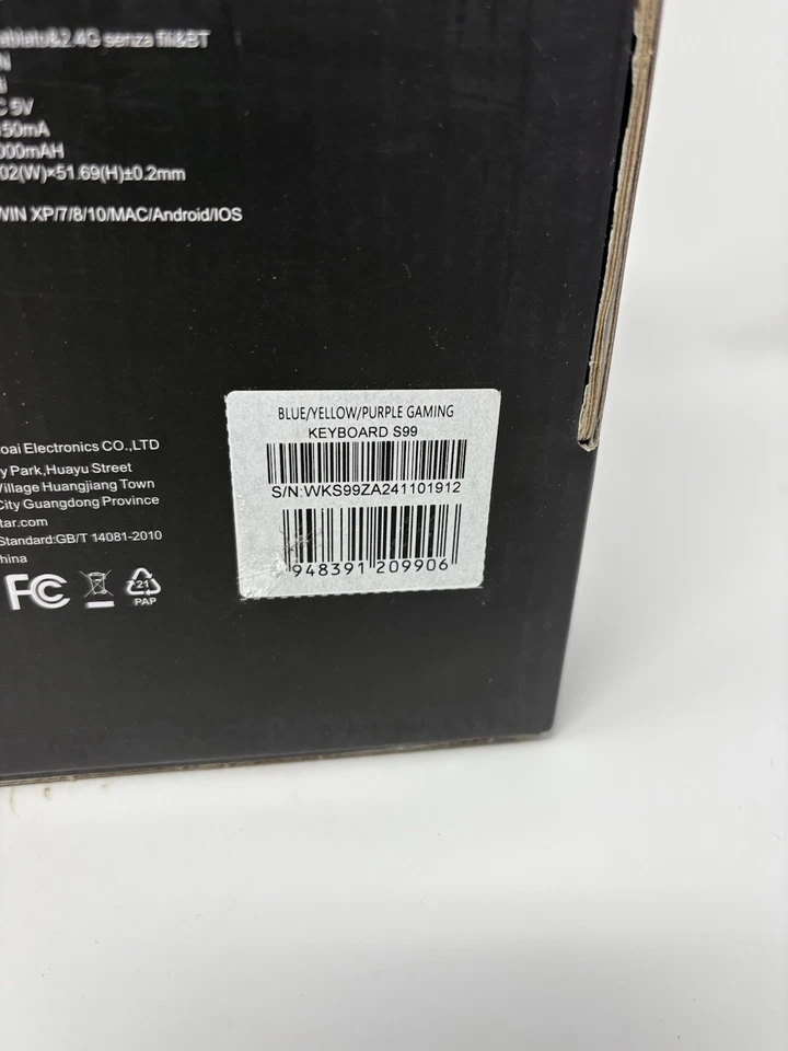 AULA S99 PRO-- KEYS KEYBOARD TRI-MODE BLUETOOTH 2.4GHZ USB-C Gaming RGB Open Box - Image 3 of 4