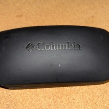 Columbia Sunglass / Eyeglass Case Large Black Hard Clamshell