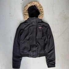 Vintage Hollister Faux Fur Hood All Weather B...