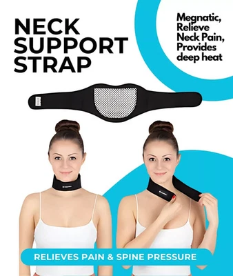 EXPRESS ORTHOPAEDIC Neck Support Collar / Megnatic Neck Brace / Cervical Brace Neck Pain & Deep Heat
