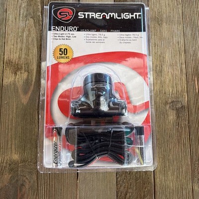 Streamlight Enduro LED Headlamp 50 Lumens Black IPX7 2x AAA Batteries Included