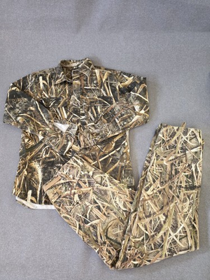 #ad #ad Cabela’s Pants 32 Jacket Mens Med Brush Camo Hunting Outfit Deer $75.00