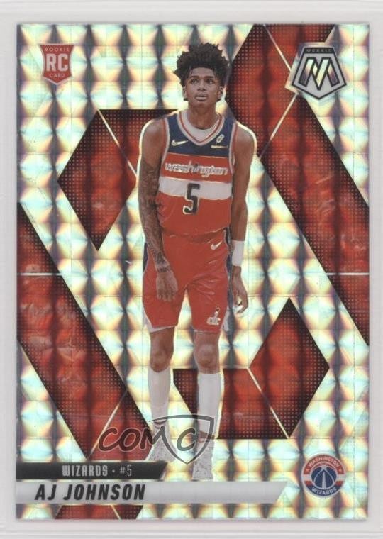 2024-25 Panini Mosaic Rookies Mosaic Prizm AJ Johnson #215 4g8