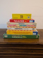 MEGA LOTTO 6 Giochi Tavolo Vintage Anni 80 MB Ravensburger EG Clementoni RICAMBI