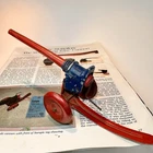 Vintage 1945 Marx Long Tom Cannon Marx Tin Toy using Surplus Grenade Parts