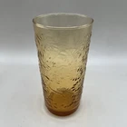 Vintage Anchor Hocking Amber Drinking Glass
