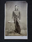 Antique Tax Stamp Civil War CDV Soldier 3rd PA Heavy Artillery Mechanicsburg PA