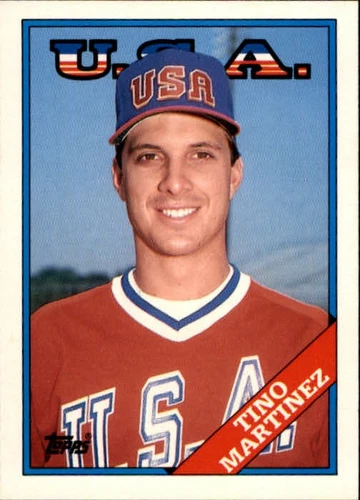 1988 Topps Traded #66T Tino Martinez OLY RC Rookie Card
