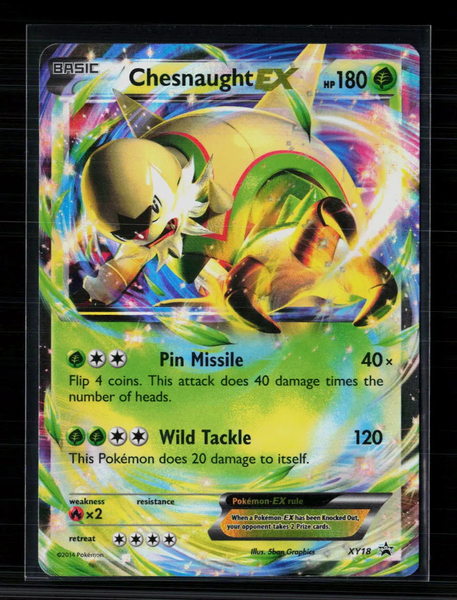Pokemon 2014 XY Chesnaught EX FA #XY18