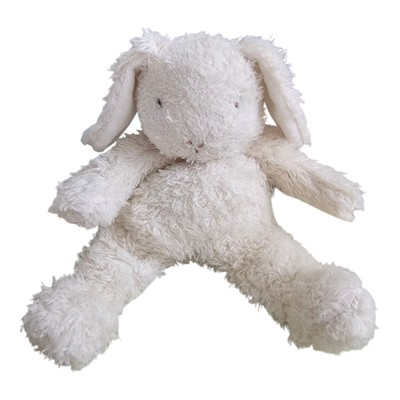 Bunnies By The Bay Carrots Floppy White Bunny Plush Stuffed Animal 11'' READ