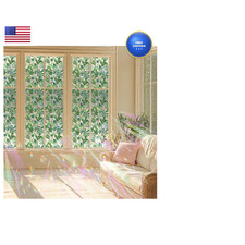 Chicskin Rainbow Window Privacy Film Tropical Suncatcher Decorate Your Bathroom