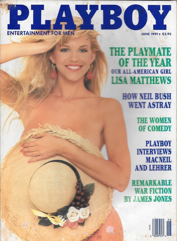 Playboy Magazine June 1991 Saskia Linssen Playmate Complete LISA MATHEWS PMOY