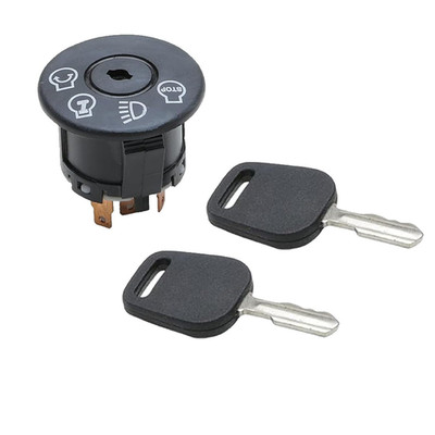 Ignition Switch with Two Keys 4-Position 7-Terminals Compatible with Husqvarna C