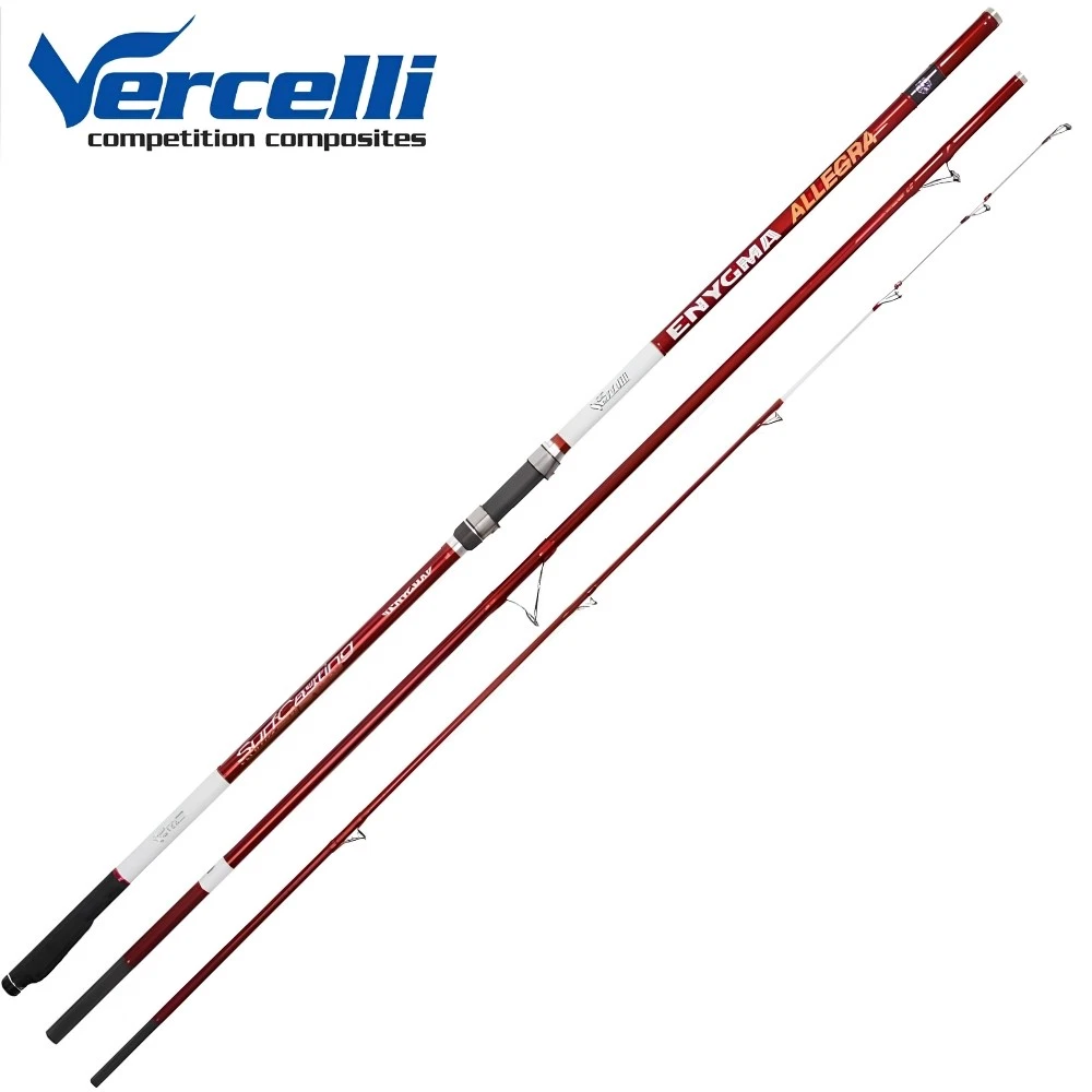 VERCELLI Fishing Surfcasting Rod ENYGMA ALLEGRA 4.20m/100-200g
Opens in a new window or tab