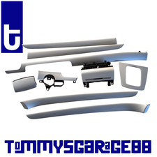 ALU GEBÜRSTET Dekor SET AUDI A4 S4 B6 B7 8E Dekorleisten Zierleisten Blenden