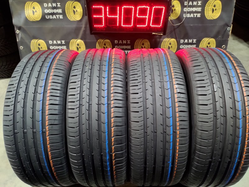 Pneumatici Estivi 4 Gomme usate 225 55 17 CONTINENTAL Battistrada Residuo 85/90%