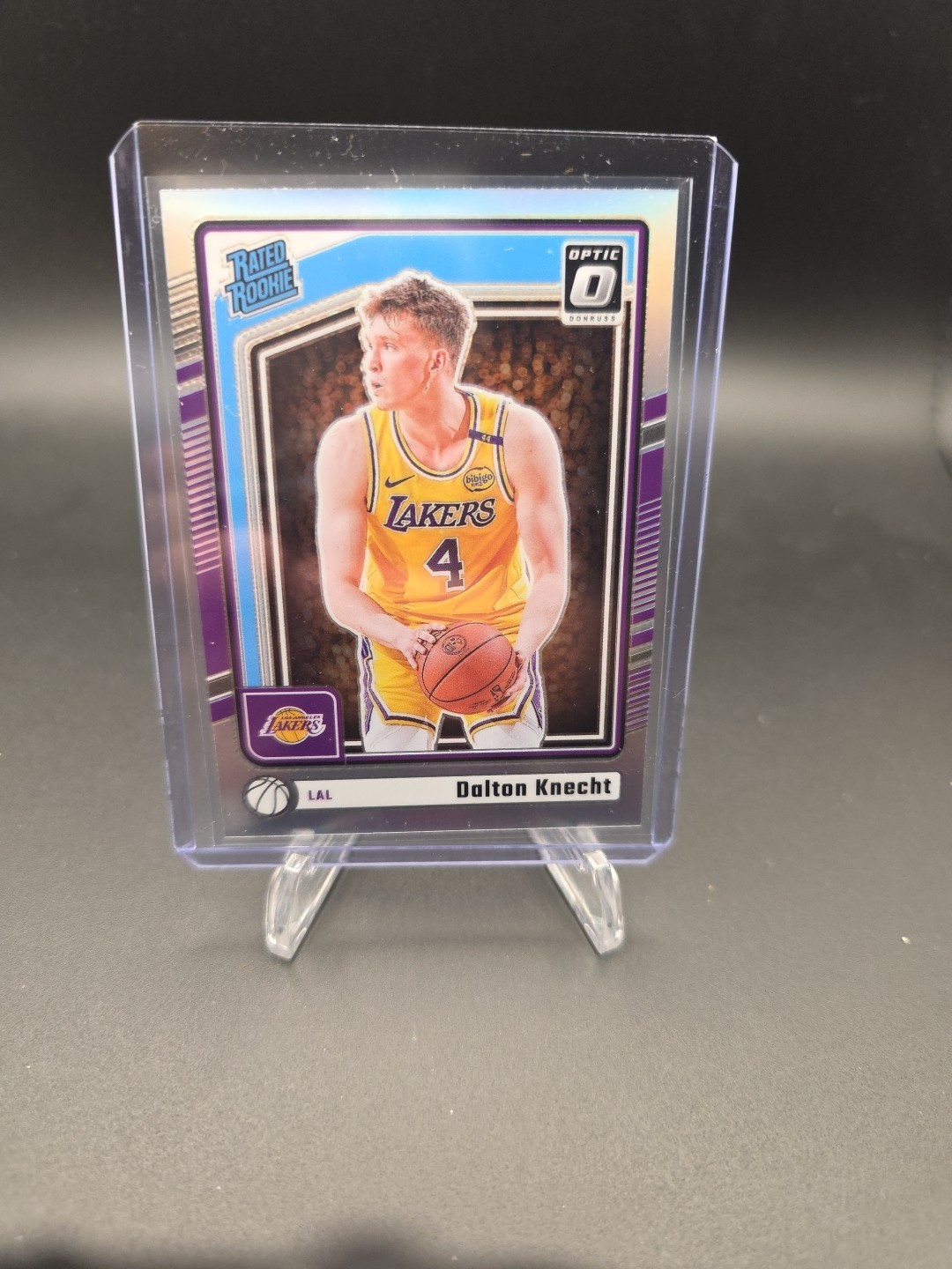 2024-25 Panini Donruss Optic - Rated Rookie Dalton Knecht #256 Holo Prizm (RC)