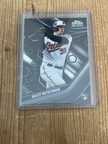 2023 Topps Chrome Black Adley Rutschman RC #50 Orioles Card