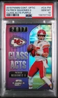 2018 Panini Contenders Optic Class Acts #CA-PM Purple Patrick Mahomes PSA 10 /99