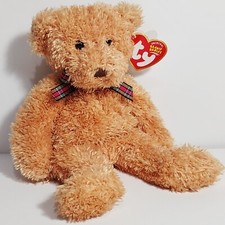 Stuffed Animal Collectible HUNTLEY Brown Bear TY Beanie Baby Retired with Tags