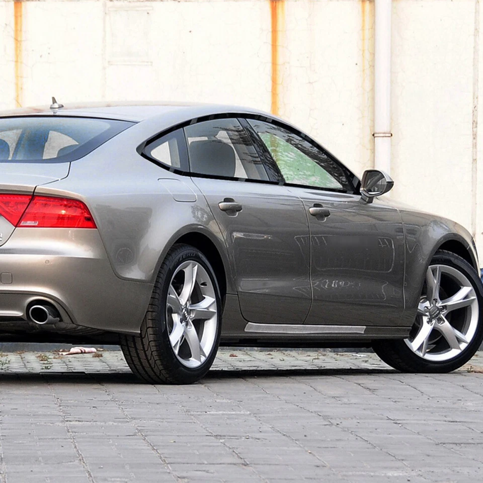 Chrome Delete Blackout Overlay For Audi A7 4GB 2010-2017 sedan Window Trim  Foto 3 de 4